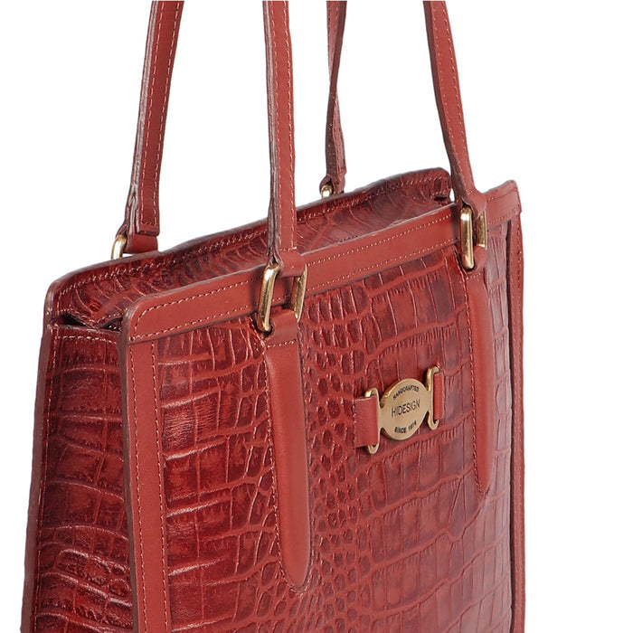 Selena 02 Red Leather Shoulder Bag