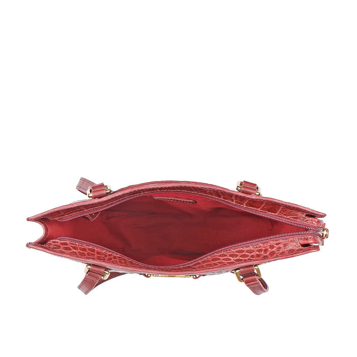 Selena 02 Red Leather Shoulder Bag
