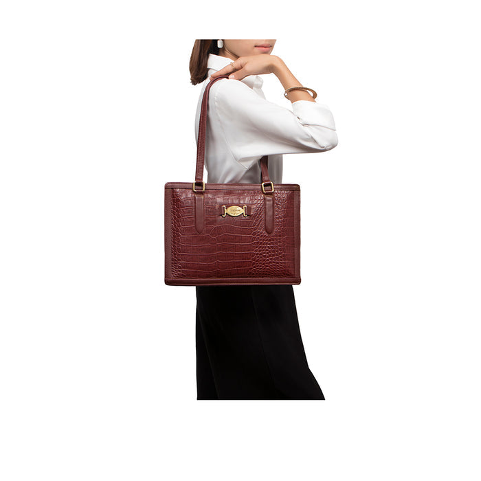 Selena 02 Red Leather Shoulder Bag