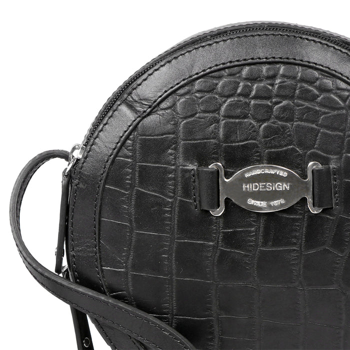 Selena 03 Black Leather Crossbody