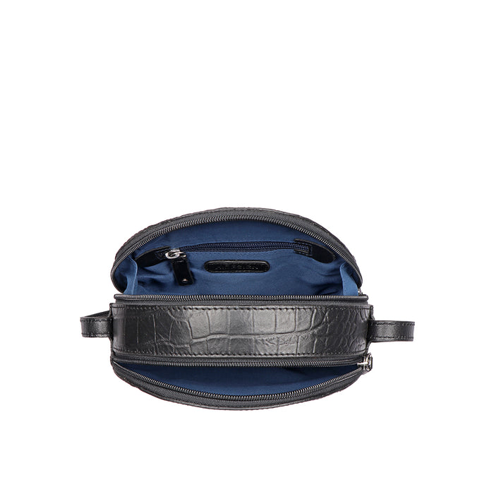 Selena 03 Black Leather Crossbody