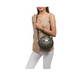 Selena 03 Green Leather Crossbody