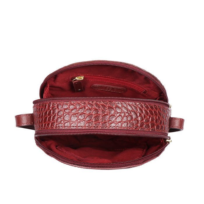 Selena 03 Red Leather Crossbody