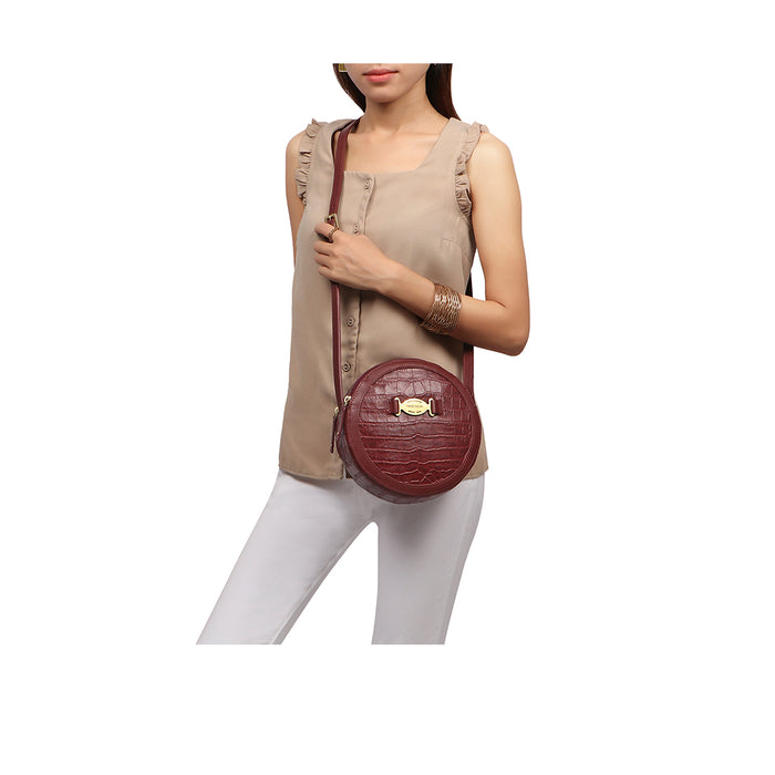 Selena 03 Red Leather Crossbody