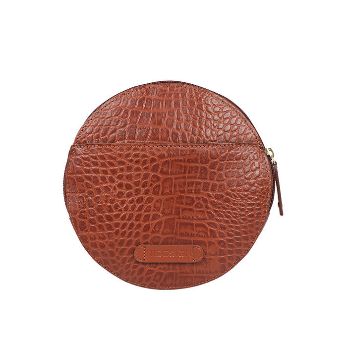 Selena 03 Tan Leather Crossbody
