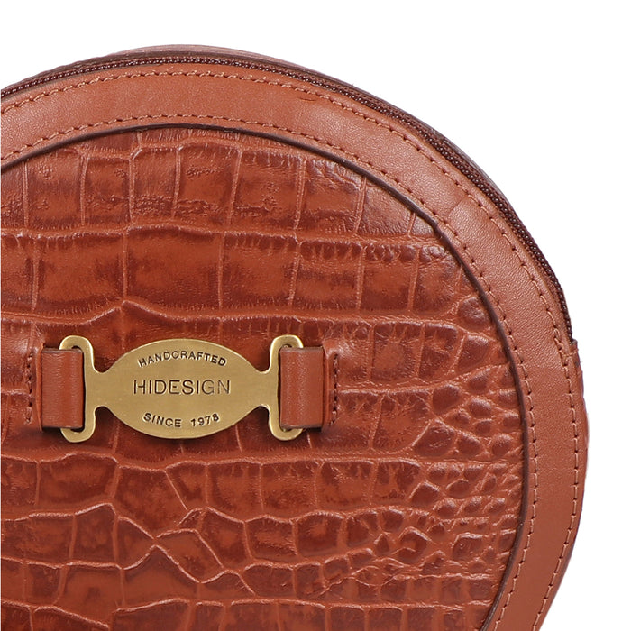 Selena 03 Tan Leather Crossbody
