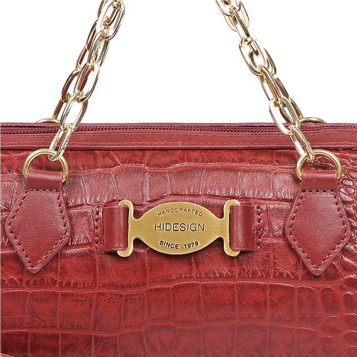 Selena 04 Red Leather Crossbody