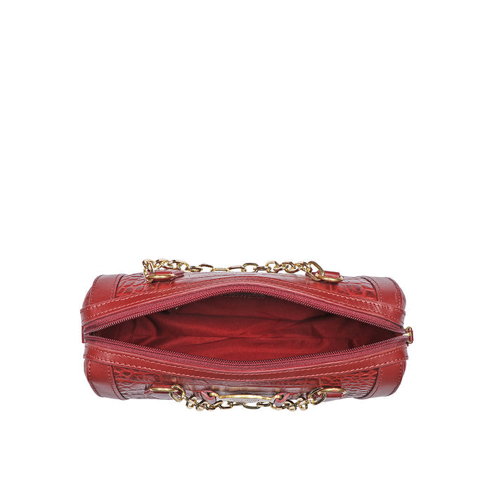 Selena 04 Red Leather Crossbody
