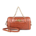 Selena 04 Tan Leather Crossbody