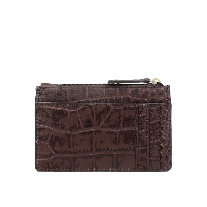 Selena W2 Brown Leather Card Holder