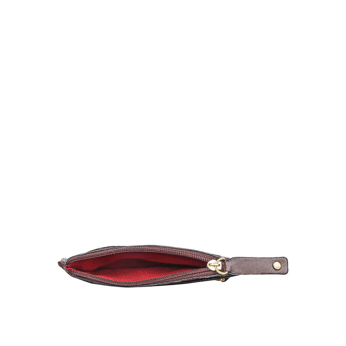 Selena W2 Brown Leather Card Holder