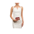 Selena W2 Red Leather Card Holder