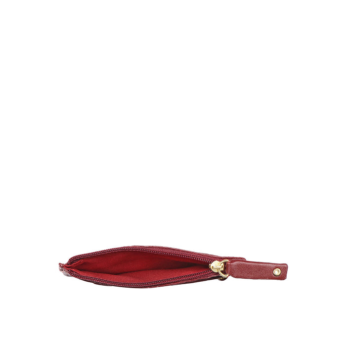 Selena W2 Red Leather Card Holder