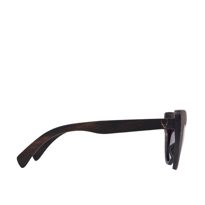 Serengeti-Wb383E Women's Black Cat Eye Sunglasses