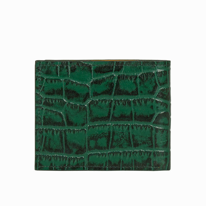 Serge W1 Green Leather Bi-Fold Wallet