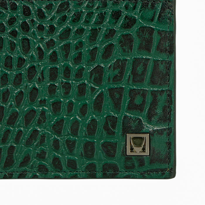 Serge W1 Green Leather Bi-Fold Wallet