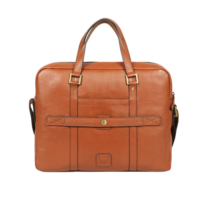 Sherlock 03 Tan Leather  Briefcase