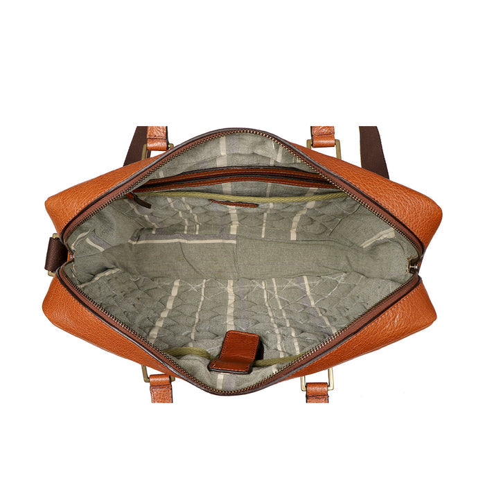 Sherlock 03 Tan Leather  Briefcase