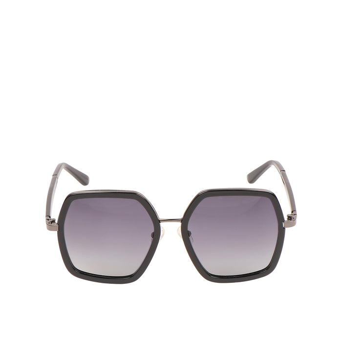 Sicily Women's Black Oversized Sunglasses