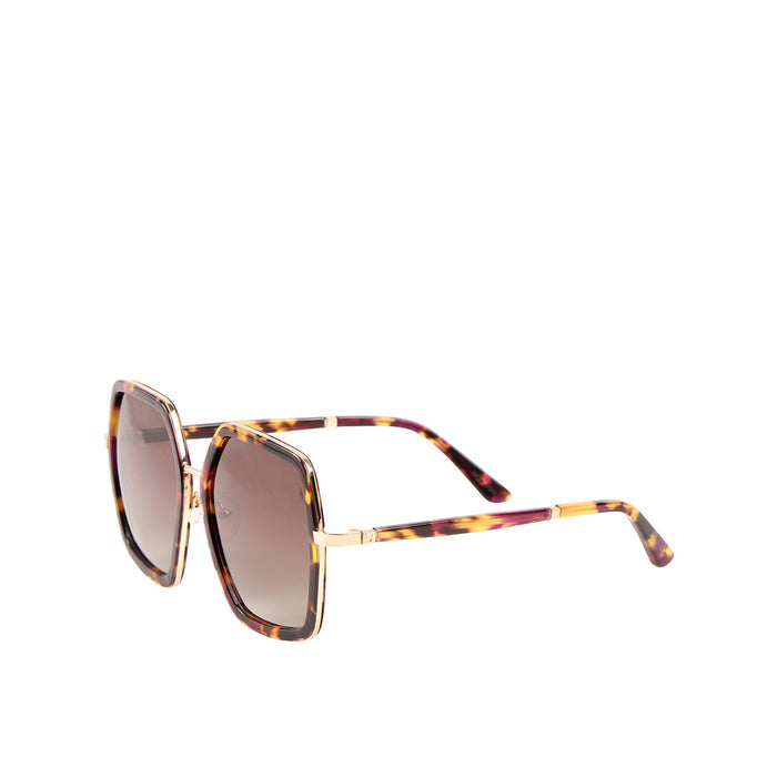 Sicily Women's Brown Oversized Sunglasses
