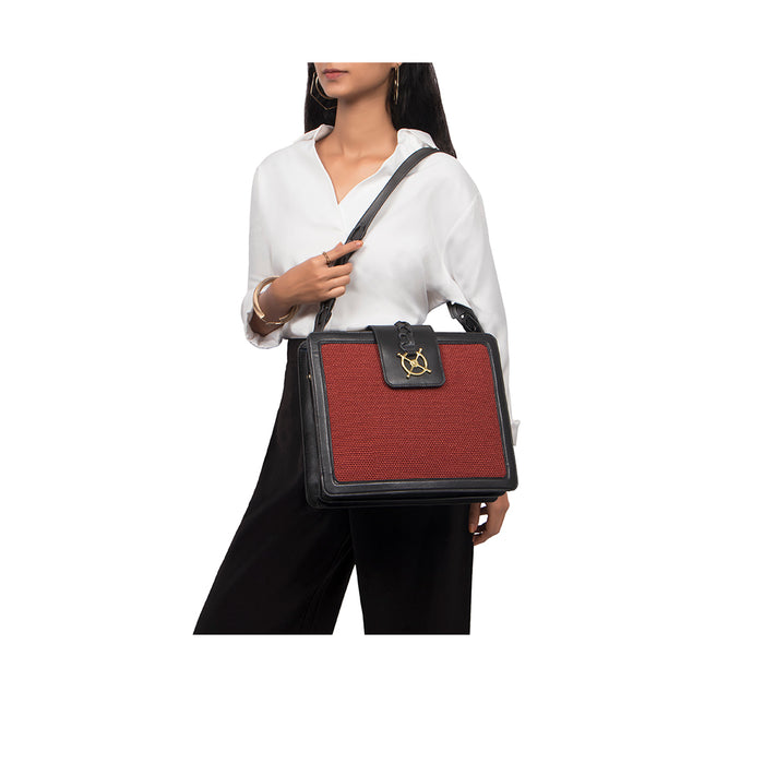 Simon 02 M Leather Shoulder Bag