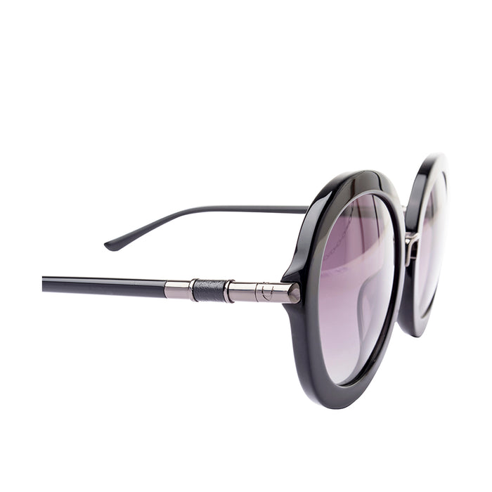 Skii Women's Black Round Sunglasses