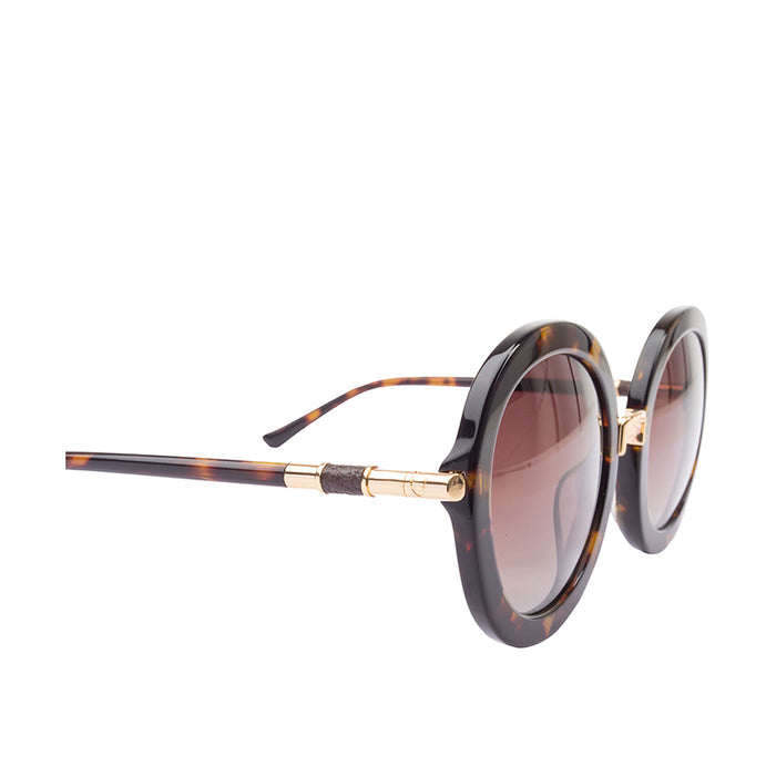 Skii Women's Brown Round Sunglasses