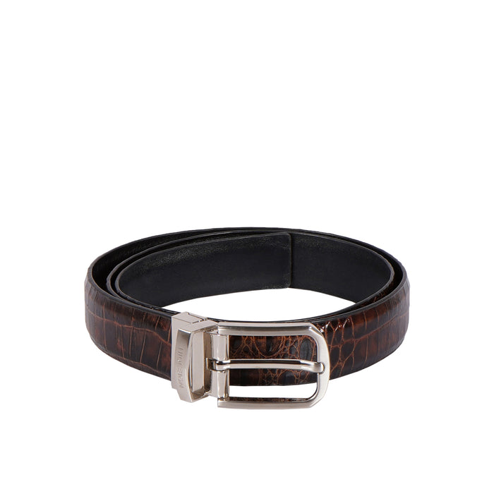 Skye Blair Men's Brown Reversible Leather Belt