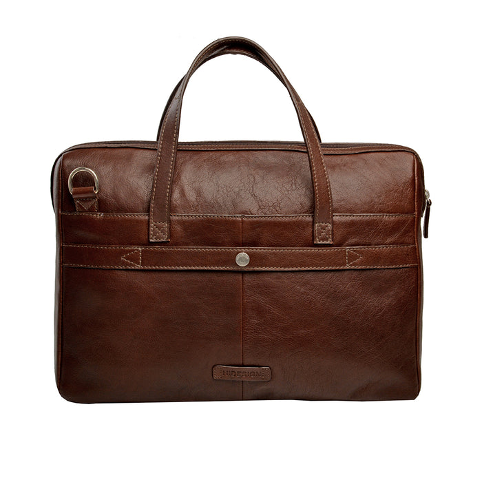 Slider 01 Brown Leather  Briefcase