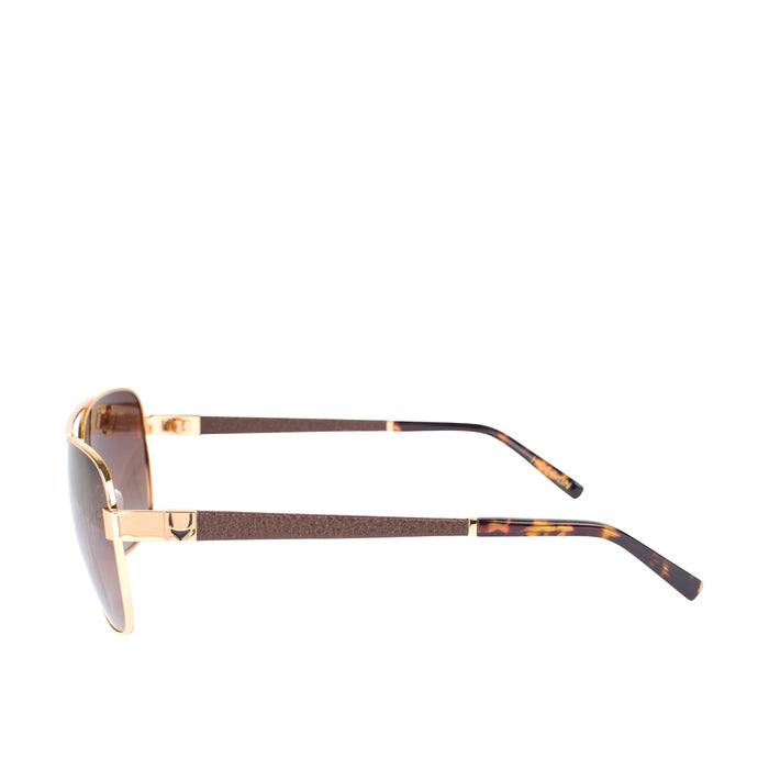 Snorkel Unisex Brown Aviator Sunglasses