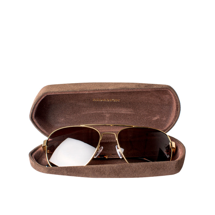 Snorkel Unisex Brown Aviator Sunglasses
