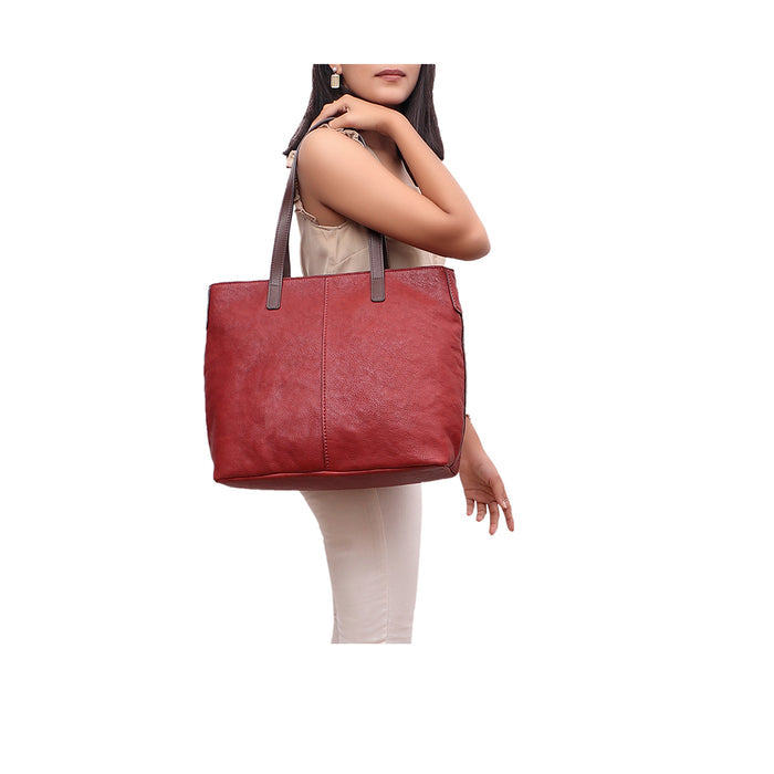 Sonoma 01 Brown Leather Tote Bag