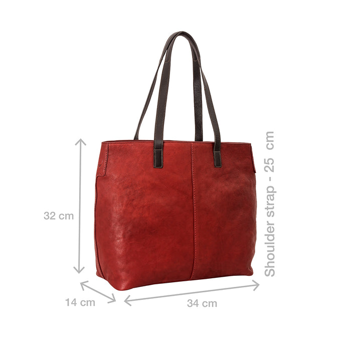 Sonoma 01 Brown Leather Tote Bag