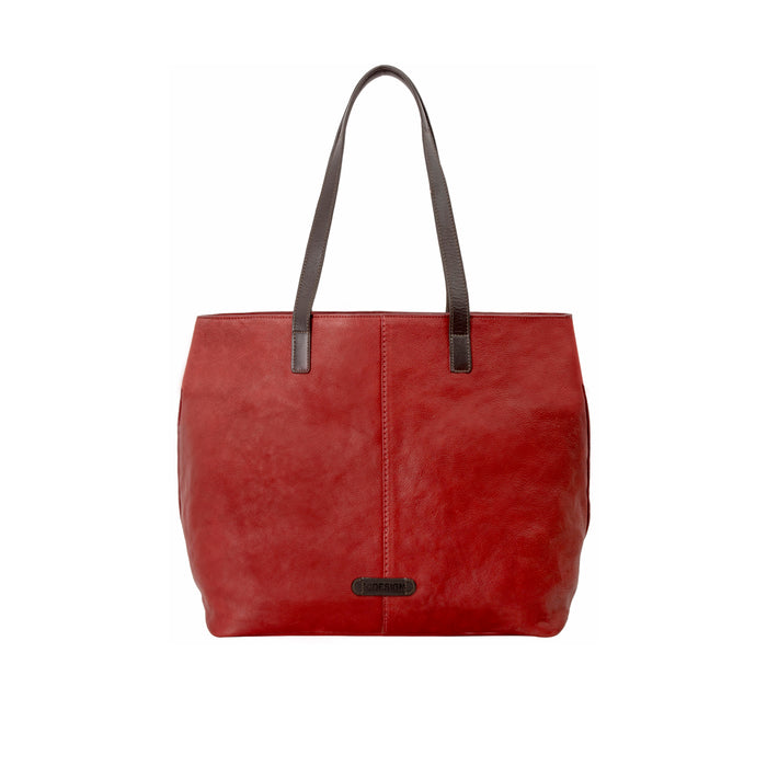 Sonoma 01 Brown Leather Tote Bag