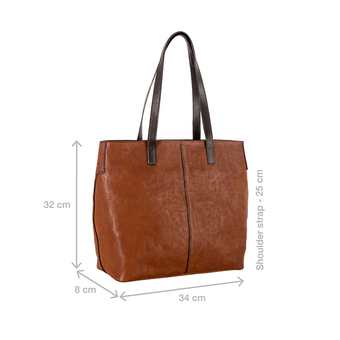 Sonoma 01 Tan Leather Tote Bag