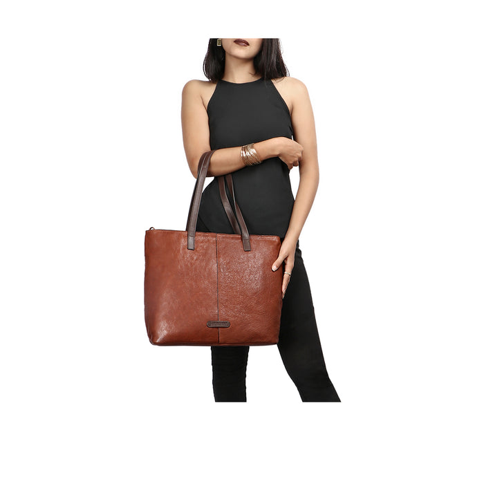 Sonoma 01 Tan Leather Tote Bag