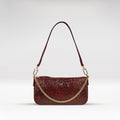 Sophi Red Leather Bucket Bag
