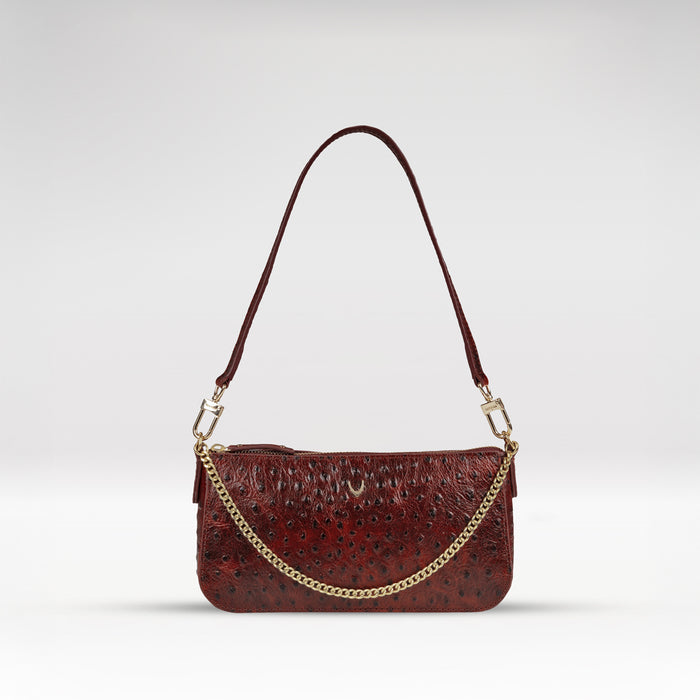 Sophi Red Leather Bucket Bag