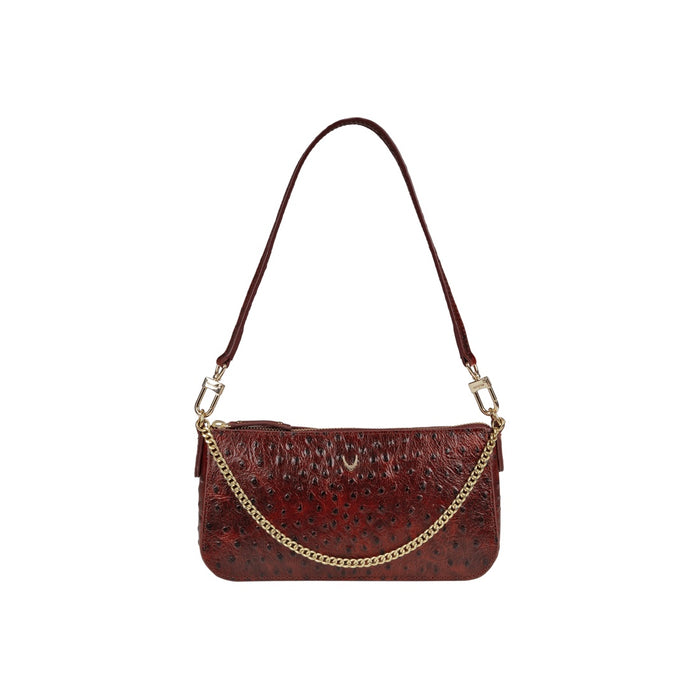 Sophi Red Leather Bucket Bag