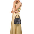 Spiga 02 Black Leather Sling Bag