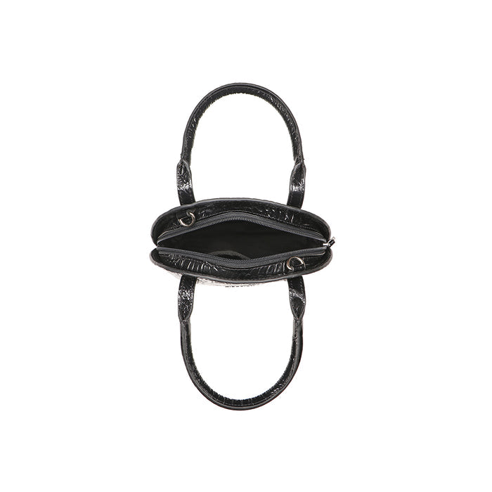 Spiga 02 Black Leather Sling Bag