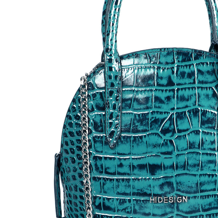 Spiga 02 Blue Leather Sling Bag