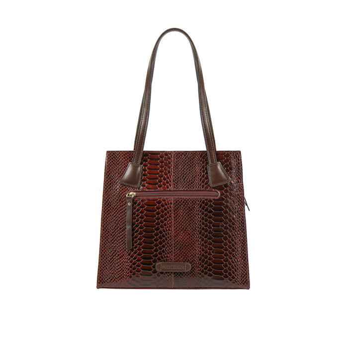 Spruce 04 Sb Red Leather Tote Bag