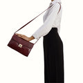 Stampa 02 Marsala Leather Sling Bag