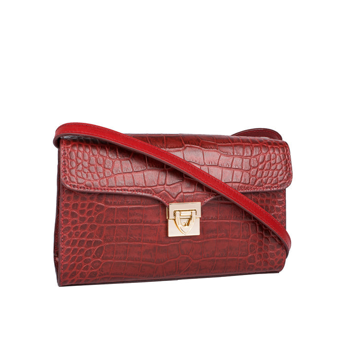 Stampa 02 Marsala Leather Sling Bag