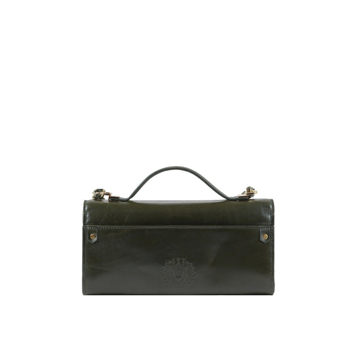 Sterling 02 Green Leather Shoulder Bag