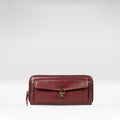 Sterling W1 Red Leather Clutch Wallet