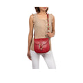Stevie 01 Marsala Leather Sling Bag