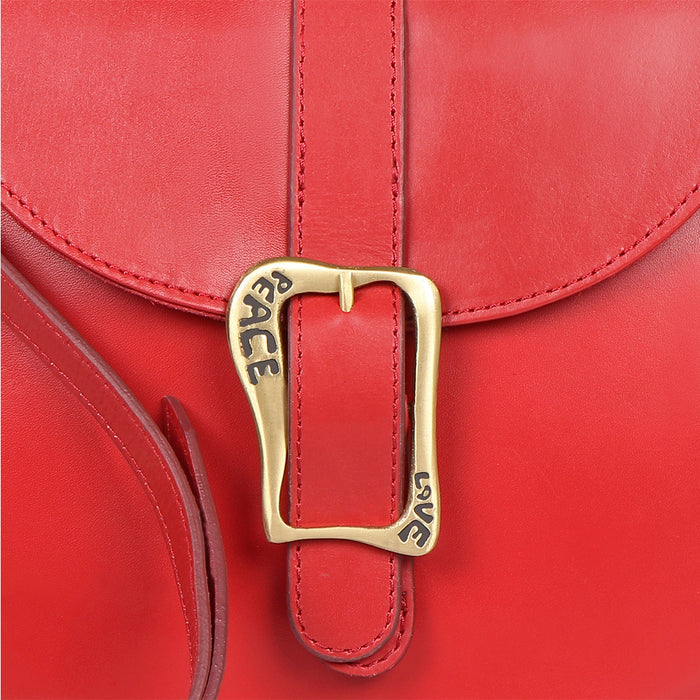 Stevie 01 Marsala Leather Sling Bag