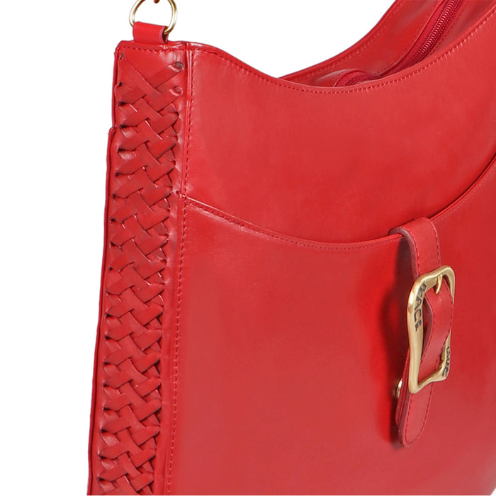 Stevie 03 Marsala Leather Hobo